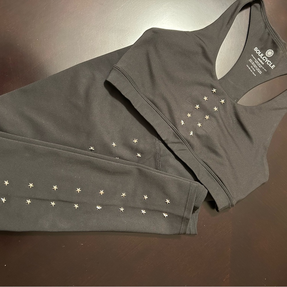 SoulCycle 2pc Workout Set Sports Bra & Leggings